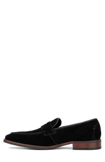 Shop Vintage Foundry James Square-toe Slip-on Loafer In Black