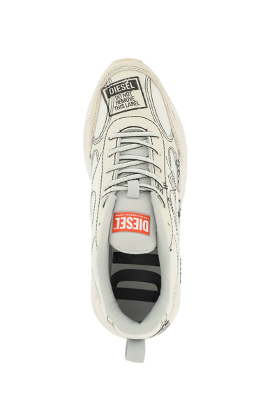 Shop Diesel S-serendipity Sneakers In White