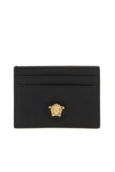 Shop Versace La Medusa Cardholder In Black