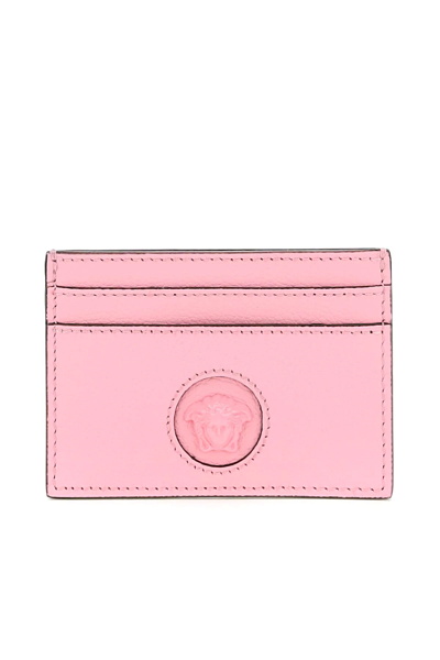 Shop Versace La Medusa Cardholder In Pink