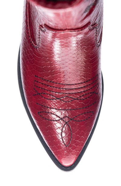 Dirty Laundry Josea Cowboy Boot In Red