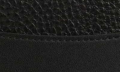 Shop Stella Mccartney Logo Faux Leather French Wallet In 1000 - Black