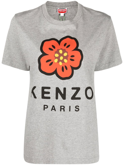 Shop Kenzo Paris` Loose T-shirt In Grigio