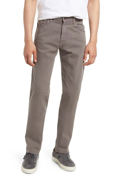 Shop Raleigh Denim Alexander Relaxed Straight Leg Jeans In Stone