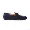 Tod's Gommino Suede Driving Loafers In Blu