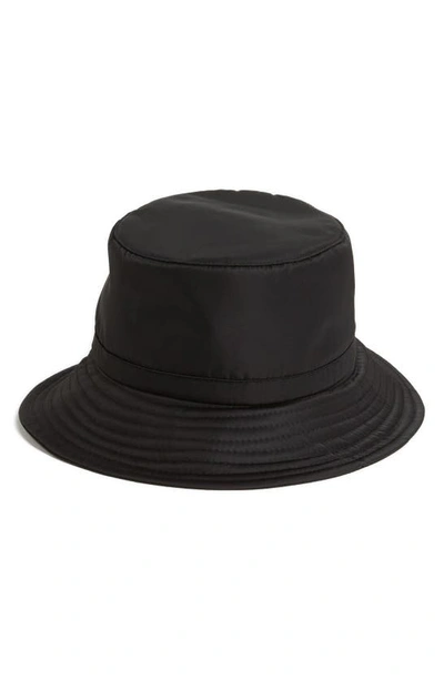 Shop Eric Javits Rain Bucket Hat In Black