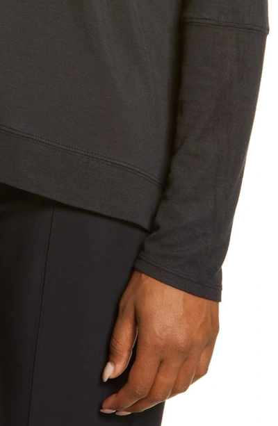 Zella Peaceful Relaxed Pullover In Black