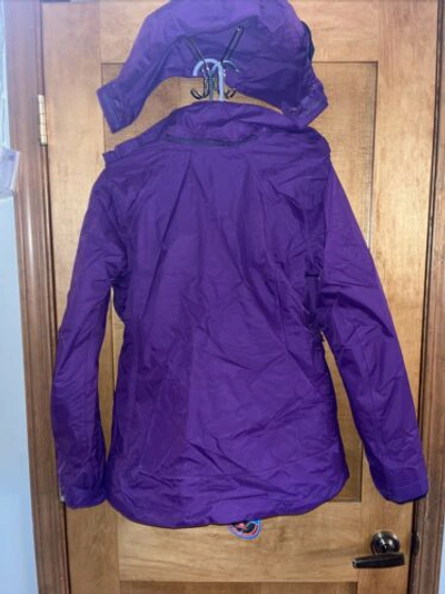 Pre-owned Columbia Men's 3-in-1 Nordic Point Ii Interchange Jacket - Purple