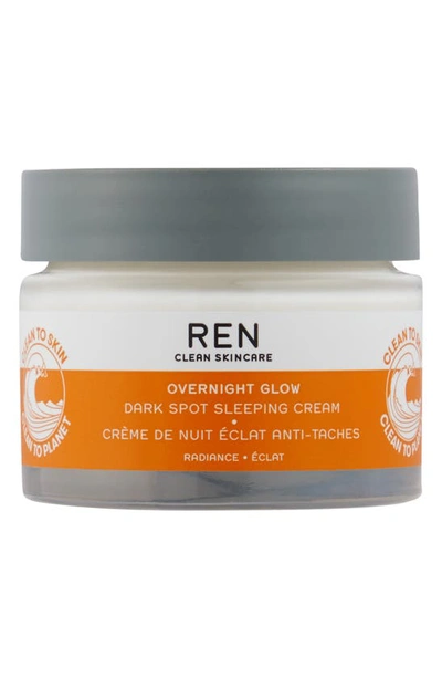 Shop Ren Clean Skincare Overnight Glow Dark Spot Sleeping Cream