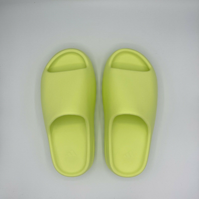 Pre-owned Adidas Originals Adidas Yeezy Slide "glow Green" Hq6447 | Neu & Ovp