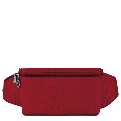 Sac longchamp rouge croco top