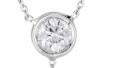 Shop Roberto Coin Diamond Station Y-necklace In White Gold