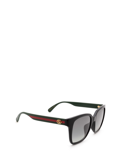 Shop Gucci Gg0715sa Black Sunglasses