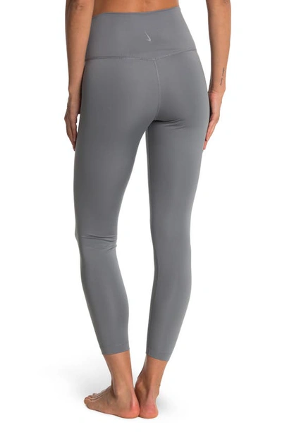 Shop Nike Yoga 7/8 Tights In Smoke Grey/ Particle Grey