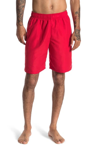Shop Nike Essential Lap 9" Volley Short In University Red