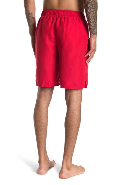 Shop Nike Essential Lap 9" Volley Short In University Red