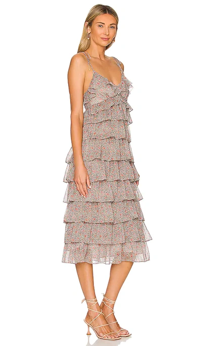 Tularosa Tatum Midi Dress In Pink