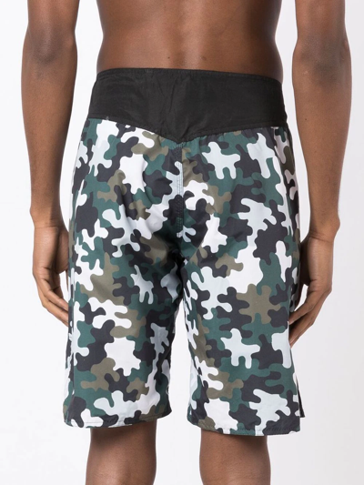 Shop Amir Slama Camouflage-print Bermuda Shorts In Multicolour