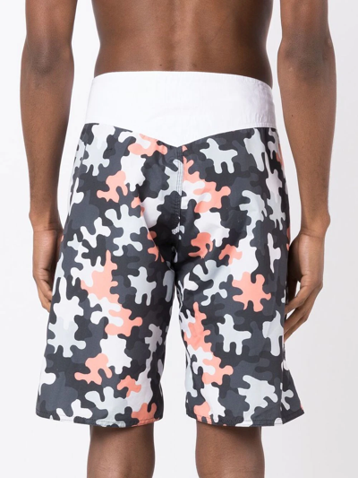 Shop Amir Slama Camouflage-print Bermuda Shorts In Multicolour