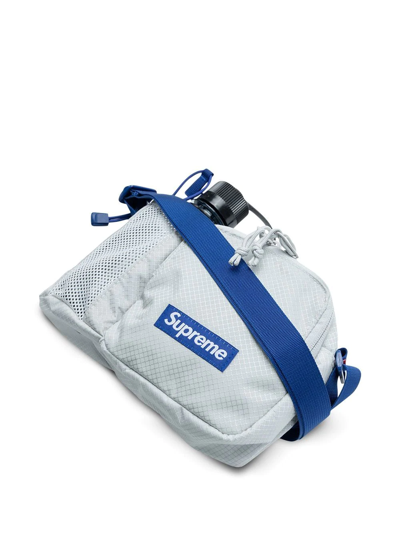 Shop Supreme Box-logo Side Bag In Grey