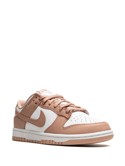 Shop Nike Dunk Low "rose Whisper" Sneakers In White
