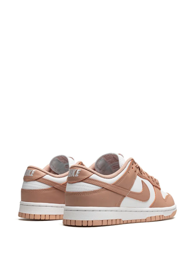 Shop Nike Dunk Low "rose Whisper" Sneakers In White