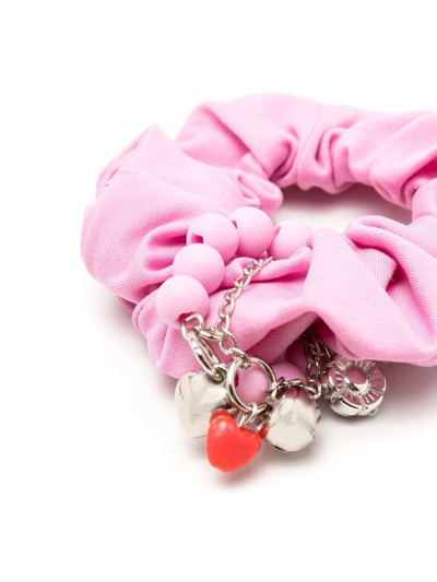 Amir Slama Lucky Charm Hair Scrunchie In Multicolour