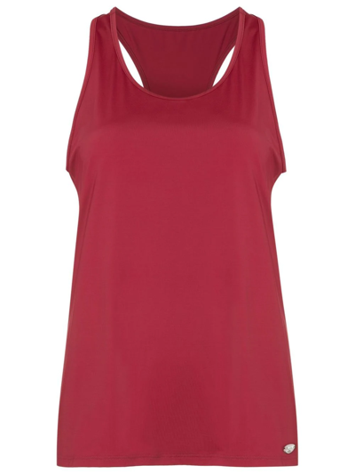 Shop Slama Gym + Manly Performance Tank Top In Red