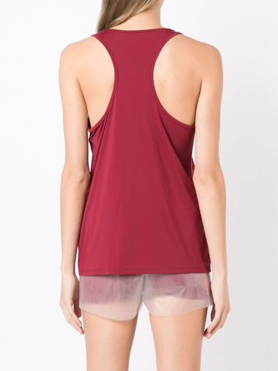Slama Gym + Manly Performance Tank Top In Red