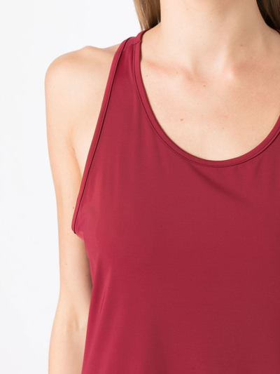 Shop Slama Gym + Manly Performance Tank Top In Red