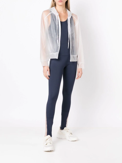 Slama Gym + Manly Transparent Lightweight Jacket In White