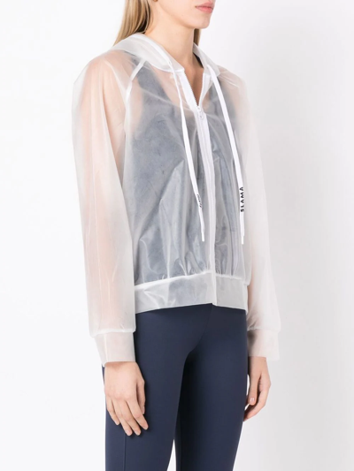 Shop Slama Gym + Manly Transparent Lightweight Jacket In White