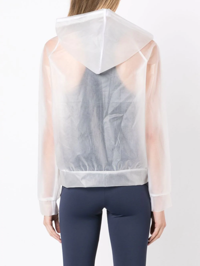 Slama Gym + Manly Transparent Lightweight Jacket In White