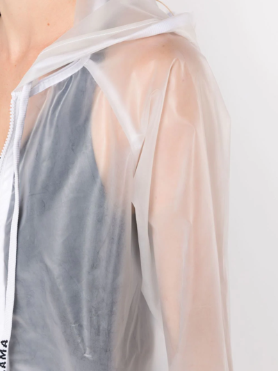 Slama Gym + Manly Transparent Lightweight Jacket In White