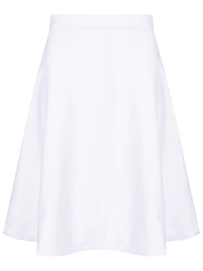 Shop Amir Slama High-waist Midi Skirt In White