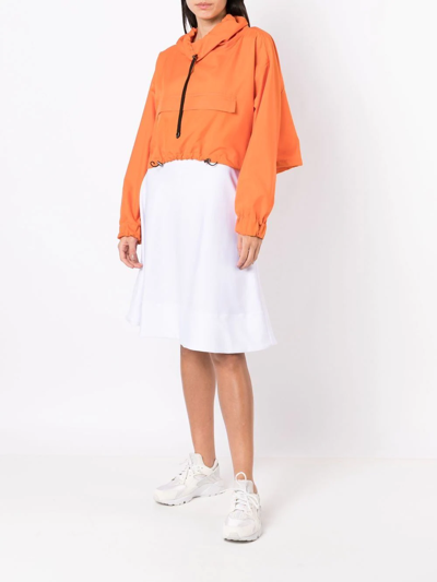 Amir Slama High-waist Midi Skirt In White