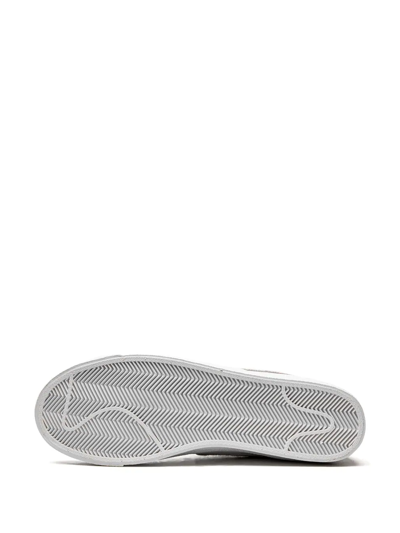 Nike Blazer Mid 77 Sneakers In White And Zebra Print In White