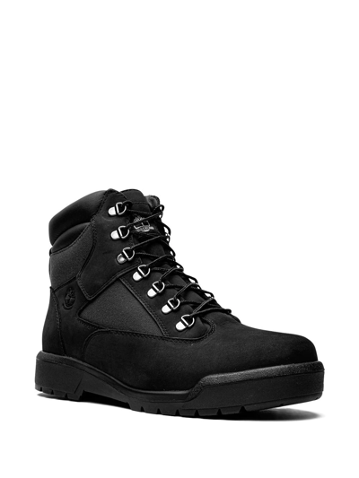 Timberland 6 Inch Field Boots In Schwarz