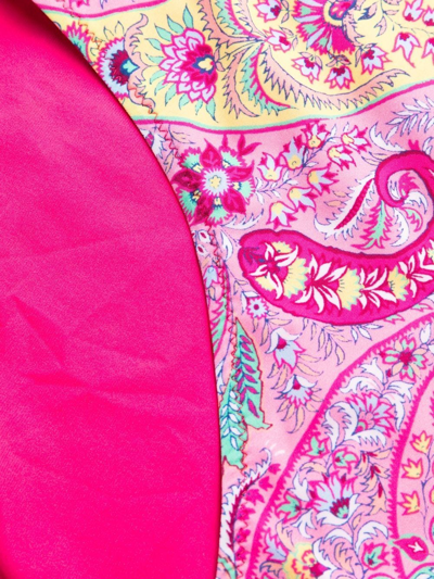 Shop Etro Paisley-print Swimsuit In Rosa