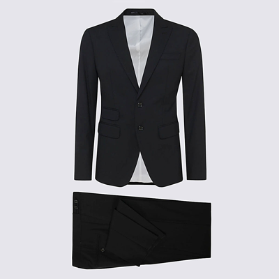 Shop Dsquared2 Black Cotton Two-piece Suit