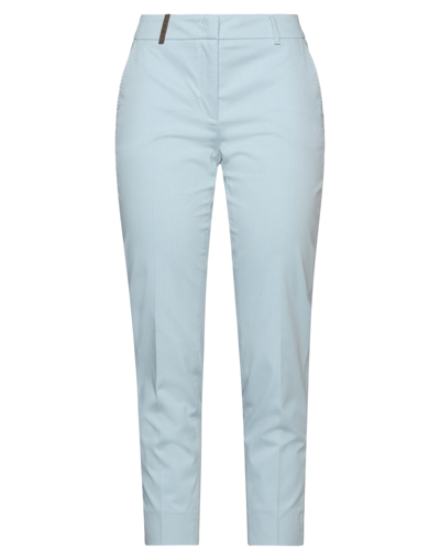Shop Accuà By Psr Woman Pants Sky Blue Size 2 Cotton, Polyester, Elastane