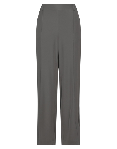 Shop Ottod'ame Woman Pants Lead Size 6 Polyester, Elastane In Grey