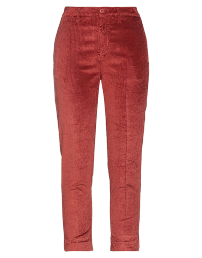 Shop Haikure Woman Pants Brick Red Size 27 Modal, Cotton, Elastane
