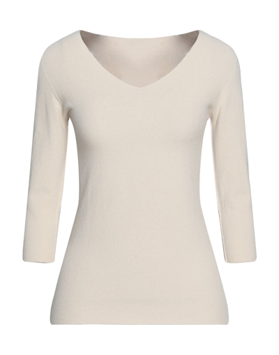 Shop Giorgio Armani Woman Sweater Beige Size 6 Viscose, Polyester