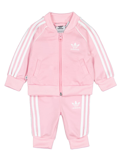 Bungalow Selección conjunta recuerda Adidas Originals Babies' Kids Sweatsuit For Girls In Rosa | ModeSens