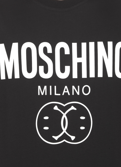 Shop Moschino Smiley T-shirt In Fantasia Nero
