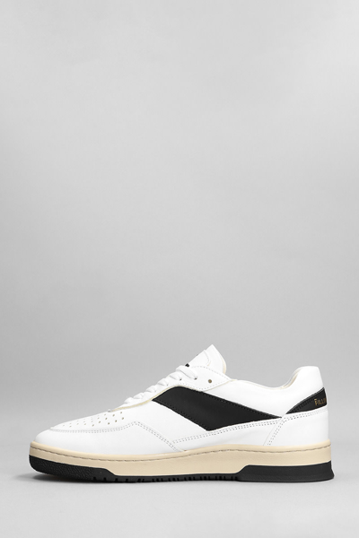Shop Filling Pieces Ace Spin Sneakers In White Leather