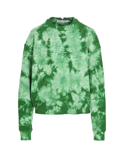 Shop Proenza Schouler White Label Crystal Sweatshirt In Green