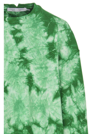 Shop Proenza Schouler White Label Crystal Sweatshirt In Green