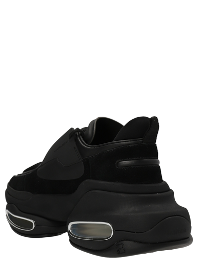 Shop Balmain Puffy Sneakers In Black